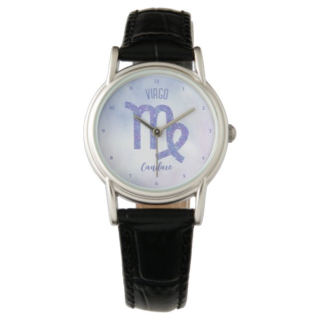 Söt Våg Astrology Personlig Lila för  Armbandsur (Framsida)