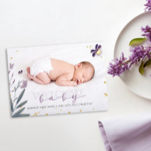 Söt vaggvisa Foto med guldglitter Födelse