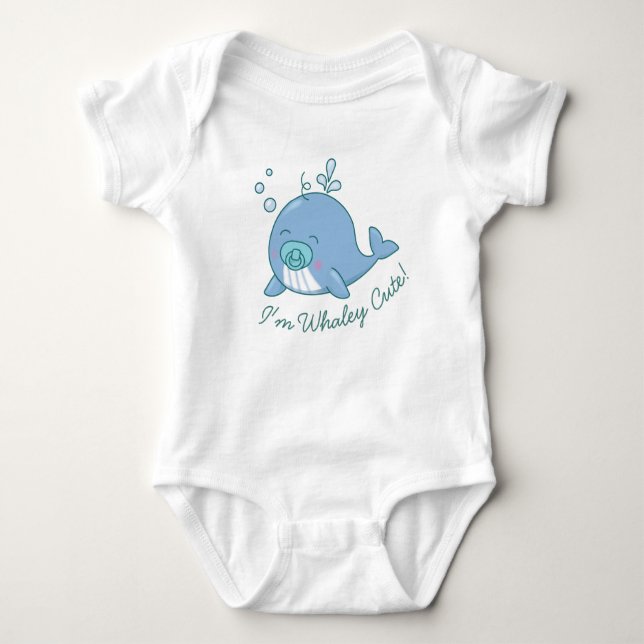 Söt valbabyshower Valigt söt pojke blå T Shirt (Framsida)