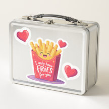 Söt valentin pommes frites pun
