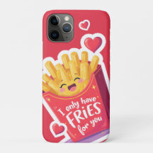 Söt valentin pommes frites-pun