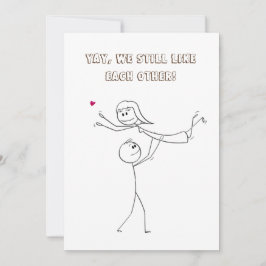 söt valentines day julkort