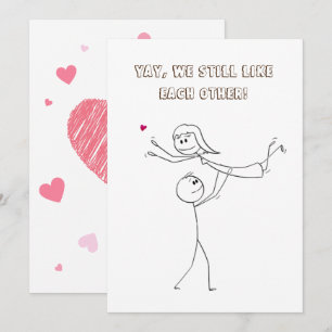söt valentines day julkort