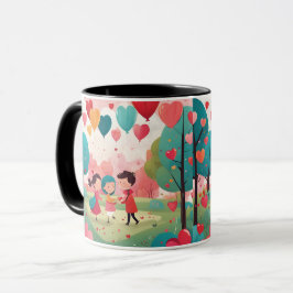 Söt valentines day kaffe mugg