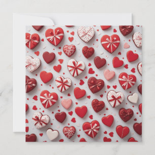 Söt valentines day-papper inbjudningar