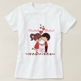 Söt Valentinskled T Shirt