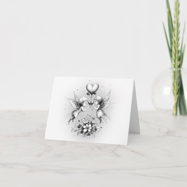 Söt valentinskort 3 kort (Framsida)