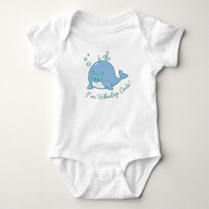 Söt Valfödelsefirande Val Söt Pojke Blå T Shirt