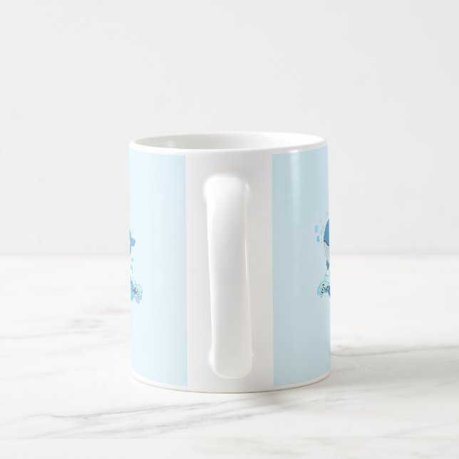 Söt Valkopp Kaffemugg (Handtag)