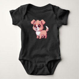 Söt Valp Baby Bodysuit T Shirt