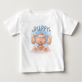 Söt Valp Baby T-Shirt