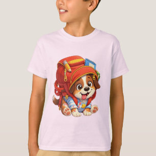Söt Valp Barn Födelsedags T-Shirt