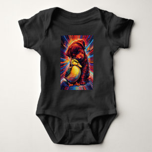 Söt Valp och Ankunge Kram Popkonst T Shirt