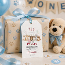 Söt valp pojke 1-årsdag | Pawty Time Första