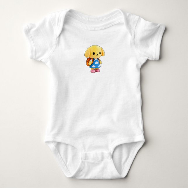 Söt valp t-shirt (Framsida)