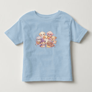 Söt valpvän Toddlerskjorta T Shirt
