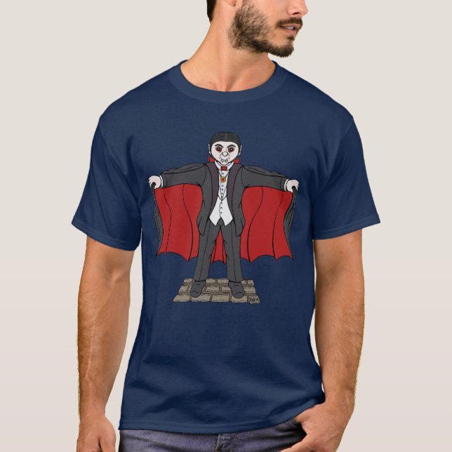 Söt vampyr/Dracula T Shirt (Framsida)