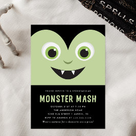 Söt Vampyr Monster Mash Halloweenfest Inbjudningar