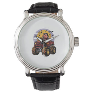 Söt vampyr monstertruck Halloween tröja design_ Armbandsur