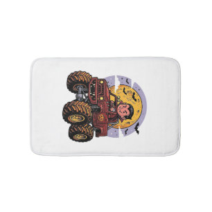Söt vampyr monstertruck Halloween tröja design_ Badrumsmatta