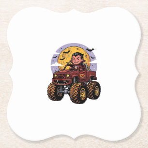 Söt vampyr monstertruck Halloween tröja design_ Underlägg Papper