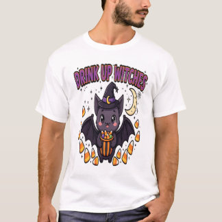 Söt vampyrfladdermus Halloween-tröja T Shirt