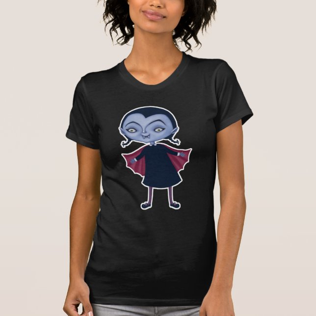 söt vampyrskol flicka t-shirt (Framsida)