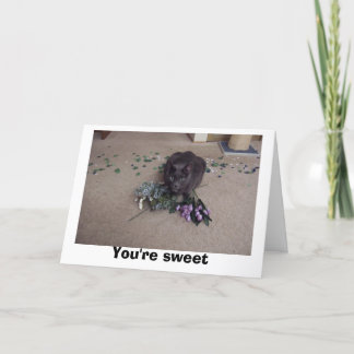 Söt vän tack kort