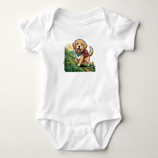 Söt vandrande golden retriever-valp-äventyr t shirt