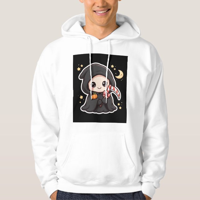 Söt Vänlig Döden Hoodie (Framsida)
