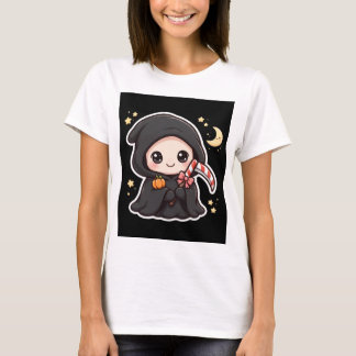 Söt Vänlig Dödskalle T-Shirt