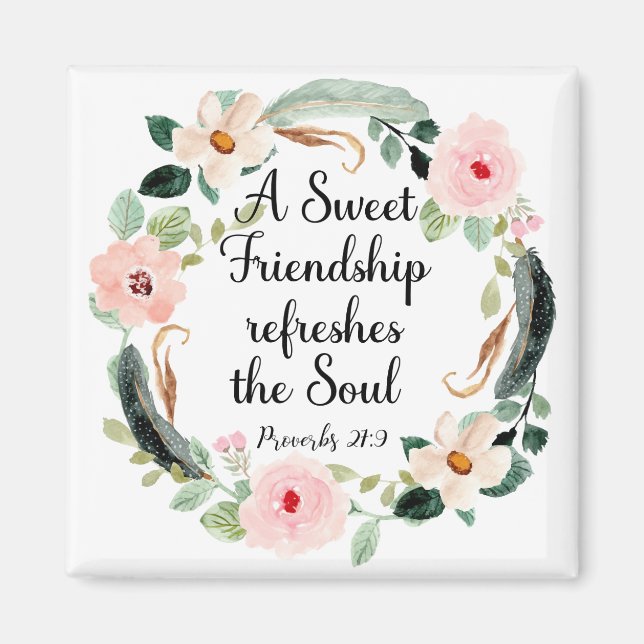 Söt Vänskap fräschar upp Soul-Blommigten Magnet (Framsidan)