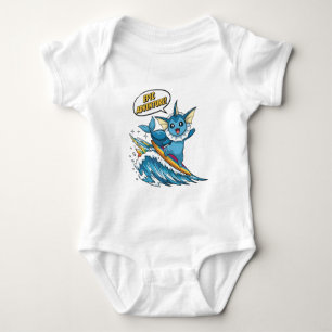 Söt Vaporeon som surfar - Eevee Evolution Vattenty T Shirt