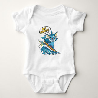 Söt Vaporeon som surfar - Eevee Evolution Vattenty T Shirt