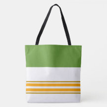 Söt Vår Grönt Gult Tävla Rand Vit