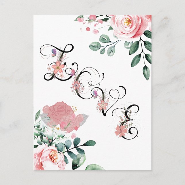 Söt Vår Kärlek/Faith Postcard Designer Vykort (Framsida)