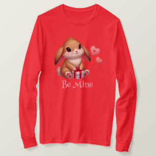 Söt, var min på Alla hjärtans dag kanin T Shirt