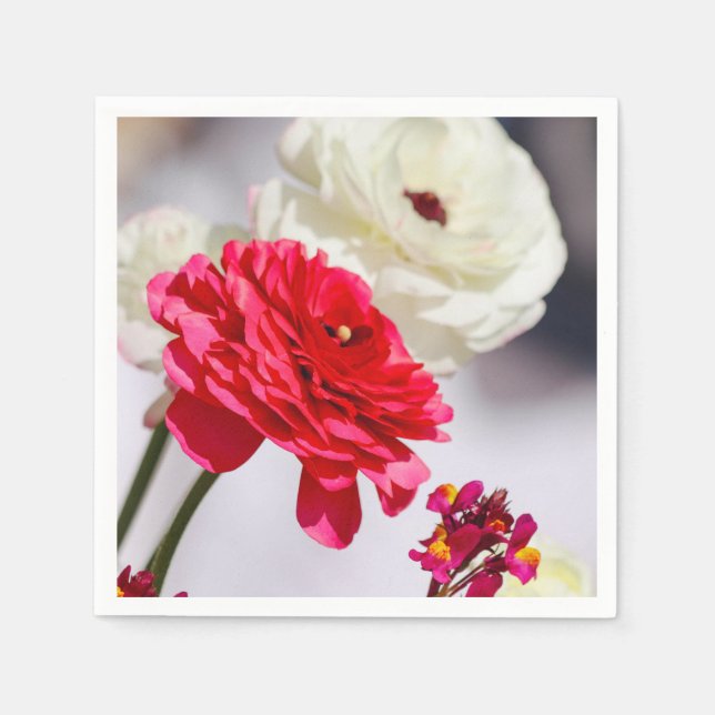 Söt Vår Peonies Pappersservett (Framsidan)