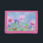 Söt Vår Vild Flowers<br><div class="desc">Söt rosa blommor och lavender-ängar på en ljusare vår dag mot blå himmel.</div>