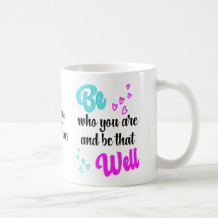 Söt VARA DEN SOM DU ÄR inspirerande Kaffemugg