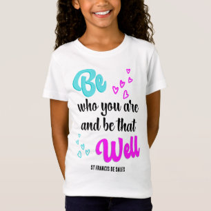 Söt VARA DEN SOM DU ÄR inspirerande T Shirt