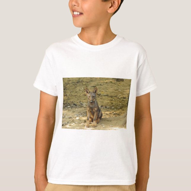Söt vargunge tee shirt (Framsida)