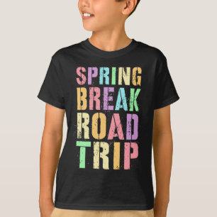 Söt vårledighets road trip semester firande t shirt