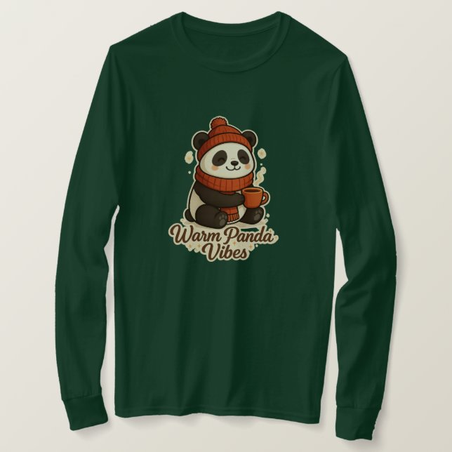 Söt & Varm Vinterillustration T Shirt (Design framsida)