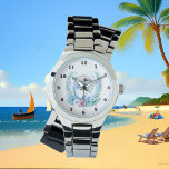 Söt vattenfärgsdelfin i älskare armbandsur<br><div class="desc">Söt vattenfärgsdelfin i älskare Watch</div>