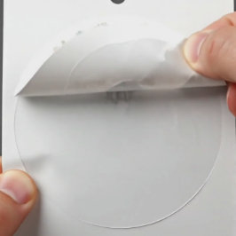 Söt vattenfärgssköldpadda & rosa cykel-dekal runt klistermärke