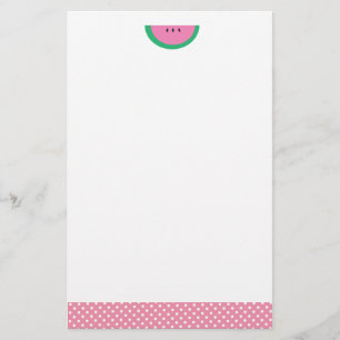 Söt vattenmelon brevpapper