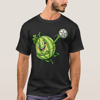 Söt vattenmelon fotbollsspelare nummer 7 t shirt