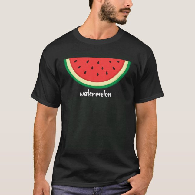 Söt vattenmelon frukt Hälsosamt liv T Shirt (Framsida)
