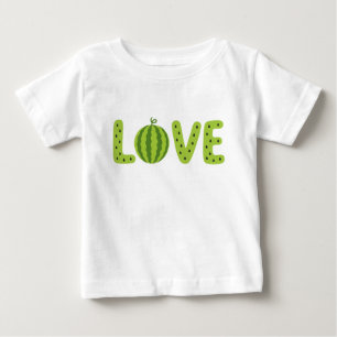 Söt vattenmelon KÄRLEK Barn T-Shirt